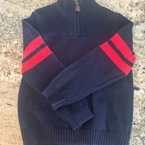The Stripe Half-Zip Sweater Janie & Jack size 4